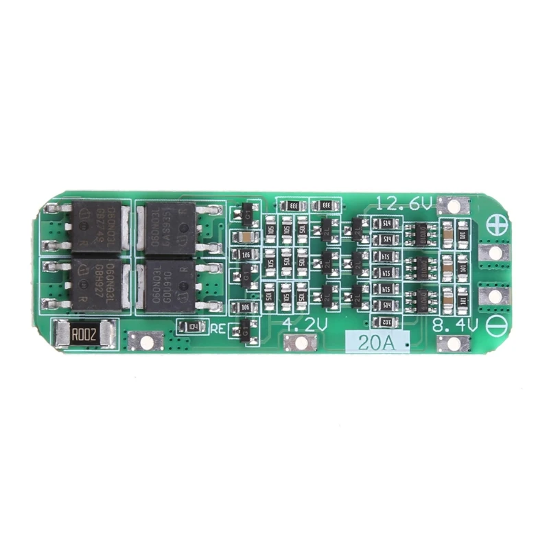 3S 20A Li-ion Lithium Battery 18650 Charger PCB BMS Protection Board 12.6V Cell 64x20x3.4mm Module Au08 19 Dropship