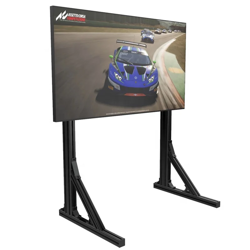 Maßgeschneiderte Sim Rig Racing Simulator Single Screen Mounts Triple Screen Hanger Stands TV Bracket Monitor VESA Mount Stand