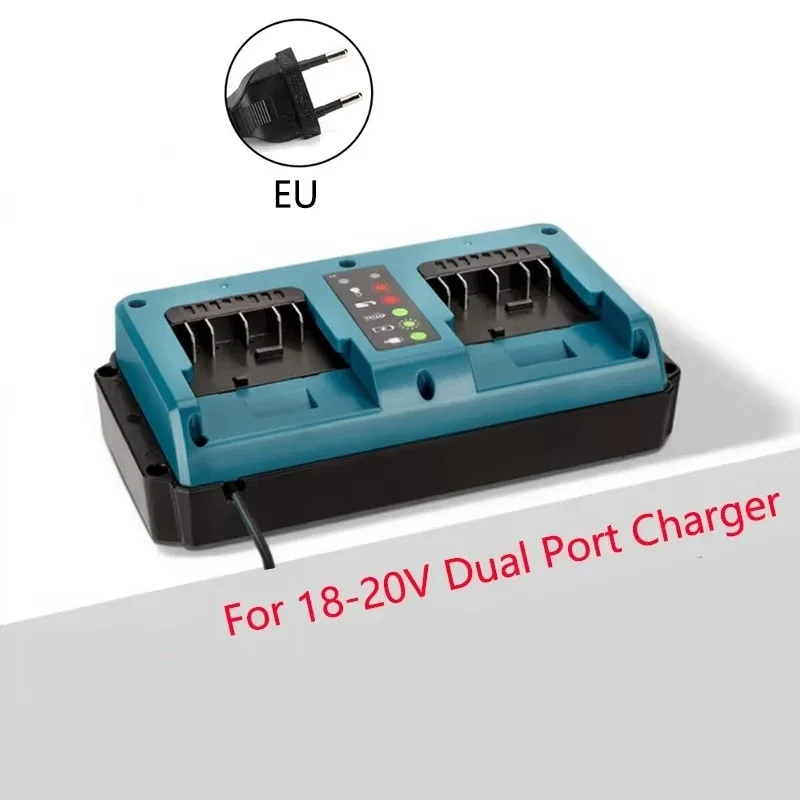 

Portable Dual Ports Li-ion Battery Charger For Bosch 18V 14.4V BAT609G BAT618 BAT618G BAT614 Electrical Drill high quality