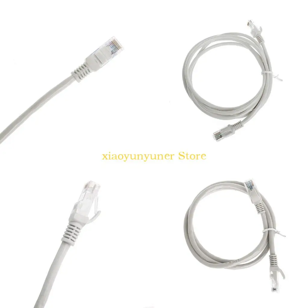

P9JB Computer Internet LAN Ethernet Patch Cable Cord, Faster Cat5e/Cat5, LAN