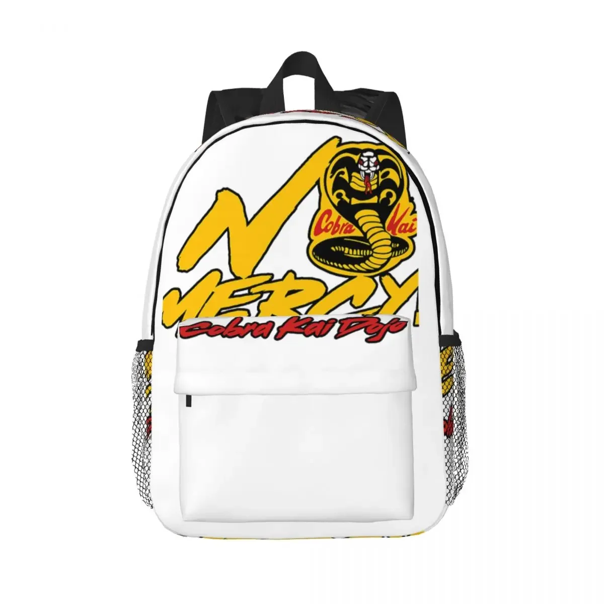 Cobra Kai Dojo No Mercy Backpacks Boys Girls Bookbag Cartoon Students School Bags Laptop Rucksack Shoulder Bag Large Capacity