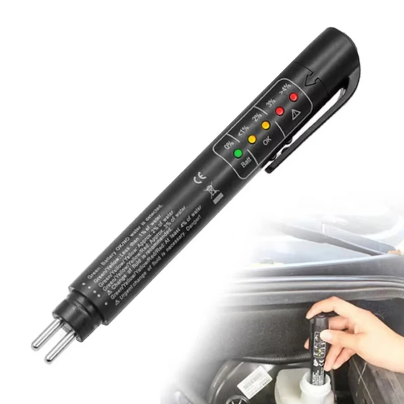 

Точная ручка для проверки качества масла, универсальный тестер тормозной жидкости, Автомобильный цифровой тестер тормозной жидкости, автомобильный инструмент для проверки