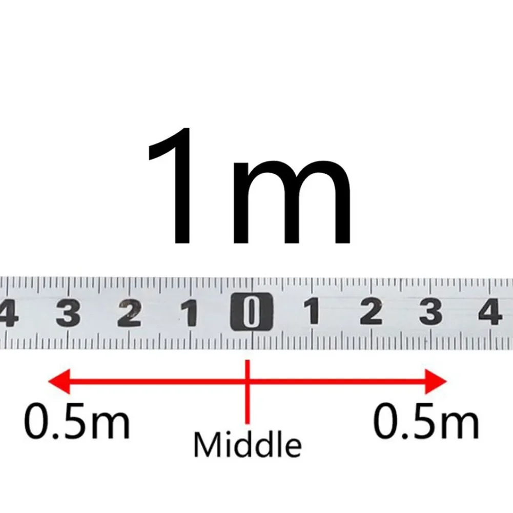 Household Stainless Steel 1M 2M Metric Scale Ruler Layout Tools Garden Tools Measuring Tapes Power Tools Workshop Equipment