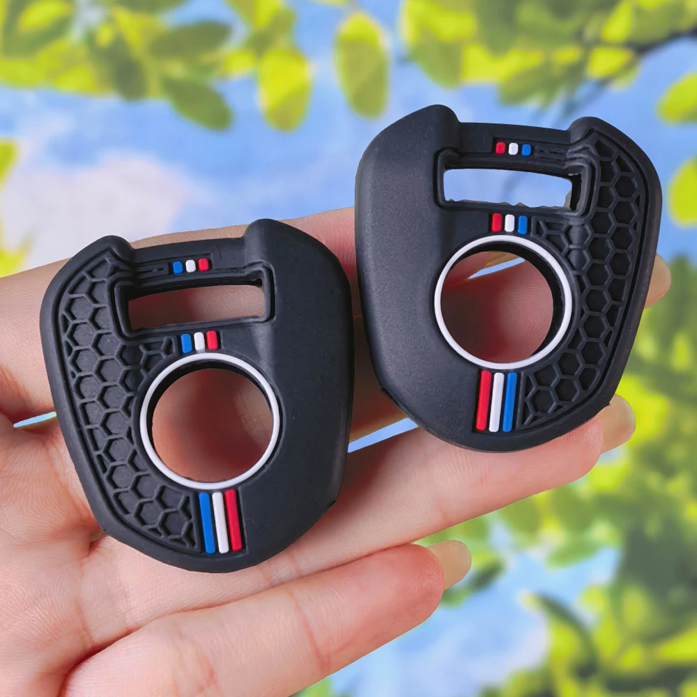 Racing‑Stripe Silicone Fob Protector For Honda CBR650R/F 500X/R 1100 CB1000 1300 NC750 700 MN4 Motorbike Key Skin Shell