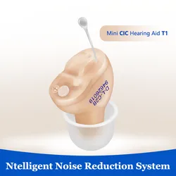 CIC Hearing Aid Intelligent Sound Amplifier Invisible Hearing Aids For Deafness/Elderly With A10 PR70 Battery Portable Audifonos