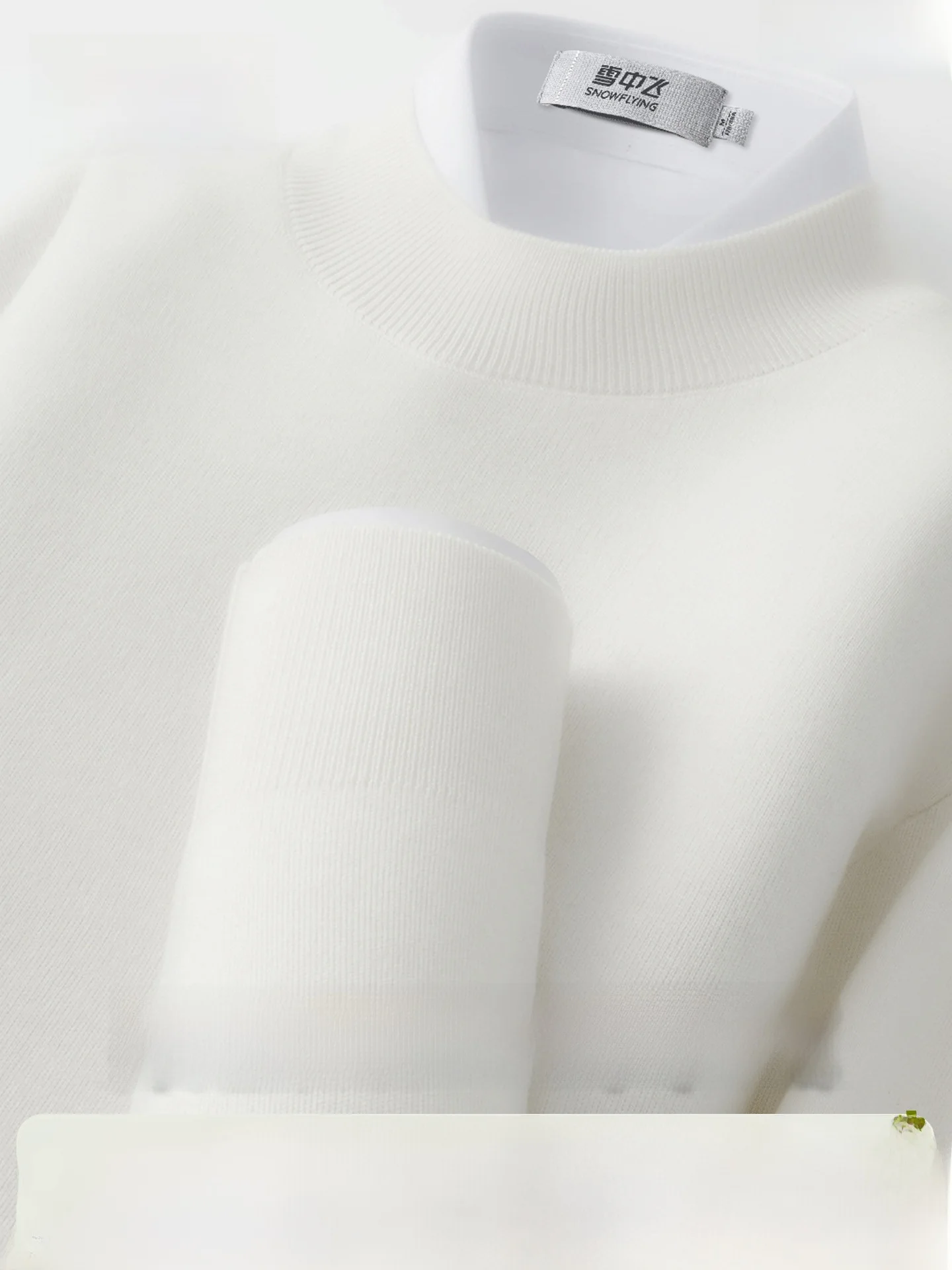 

Мужской свитер Camere с круглым вырезом, вязаный, теплый, из роскошного шелка, легкий, модный, весна-осень, SNOW FLNG, однотонный