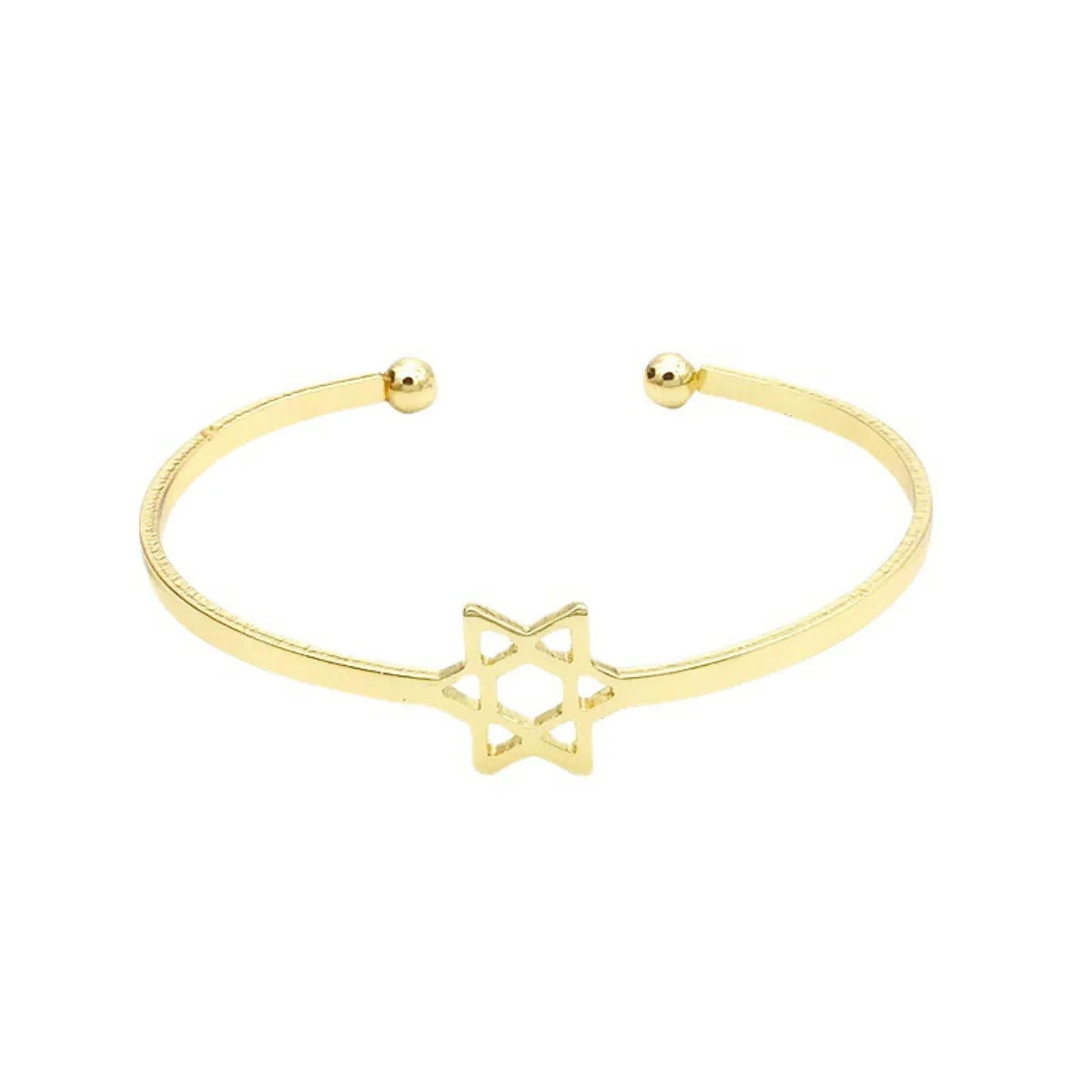 American Hexagon Bracelet Women's Fashion Jewelry Christmas Gift Jewelry Wholesale Hexagram Personality Charm Women's jewelry