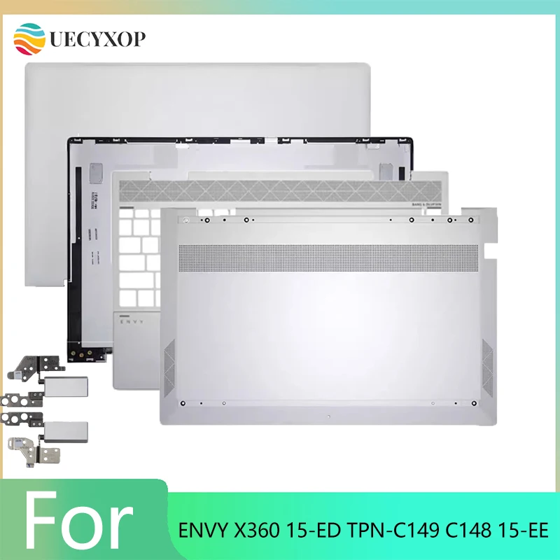

Replace Laptop Case For Envy X360 15-ED 15M-ED TPN-C149 15-EE 15M-EE LCD Back Cover Front Bezel Palmrest Bottom Case