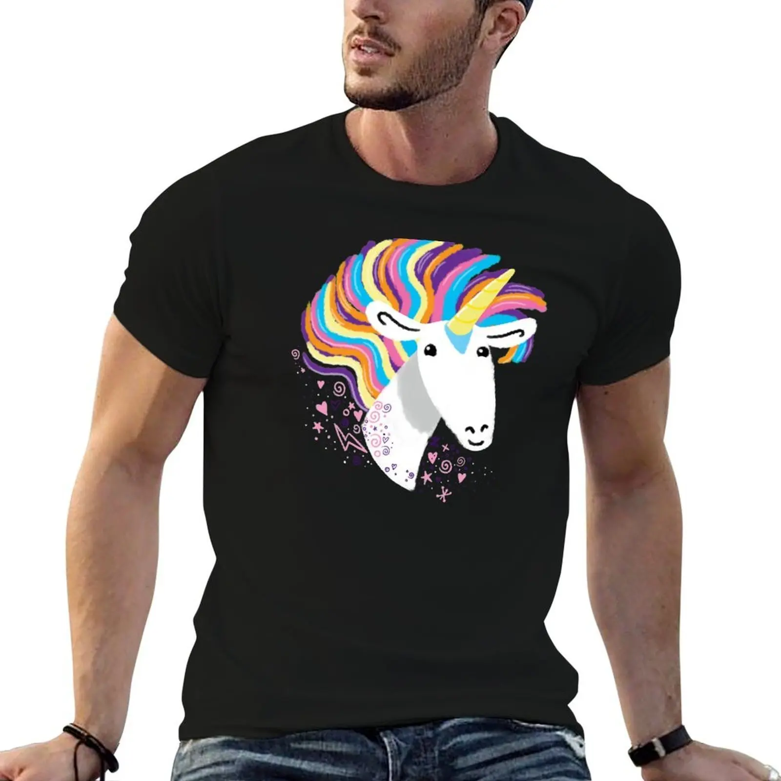 

completely love this unicorn T-Shirt t shirt for man 100 percent cotton man t shirts graphic T-Shirt