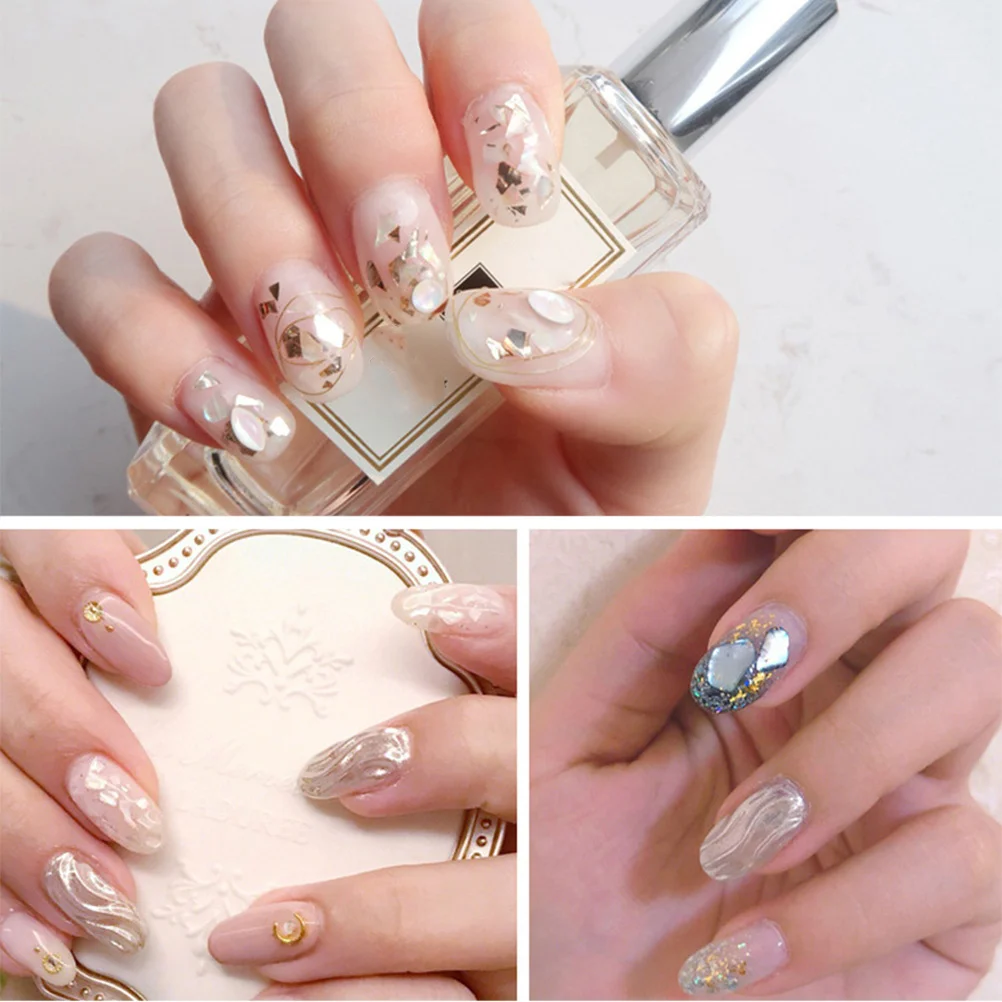 

Nail Art Shell Pieces Abalone Manicure Decoration Set Diy Beauty Accessories For Home Phone Case Decor Nail Tools
