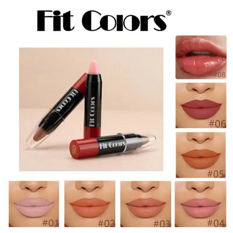 Lipstick Pencil Lip Liner 7 Colors Velvet Matte Finish Waterproof Long-lasting Smudge Proof Lipstick Pen For Lips Makeup