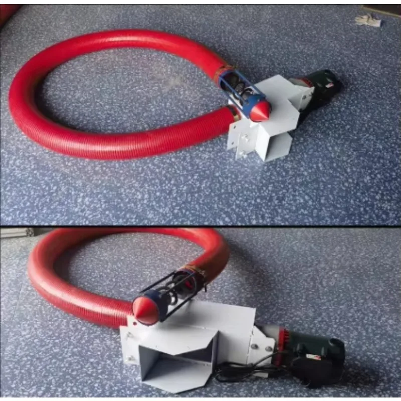 

Plastic Pipe Grain Screw Conveyor – With Air Blower, for Rice, Wheat & Beans