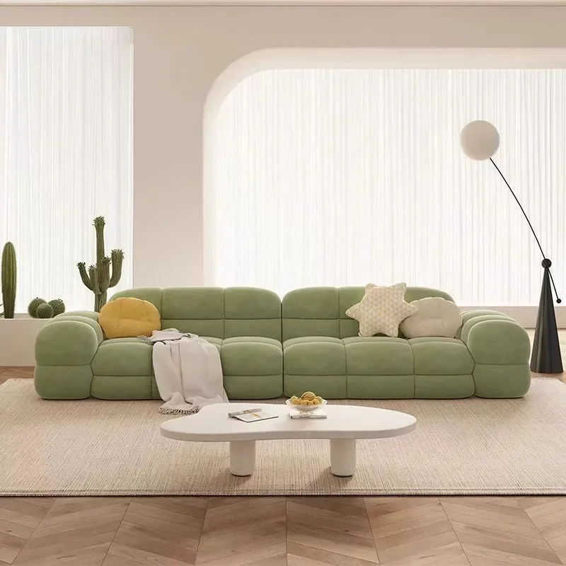 Sofás De Puff modernos De lujo, sofá seccional perezoso, minimalista, clásico, muebles De jardín, sala De estar