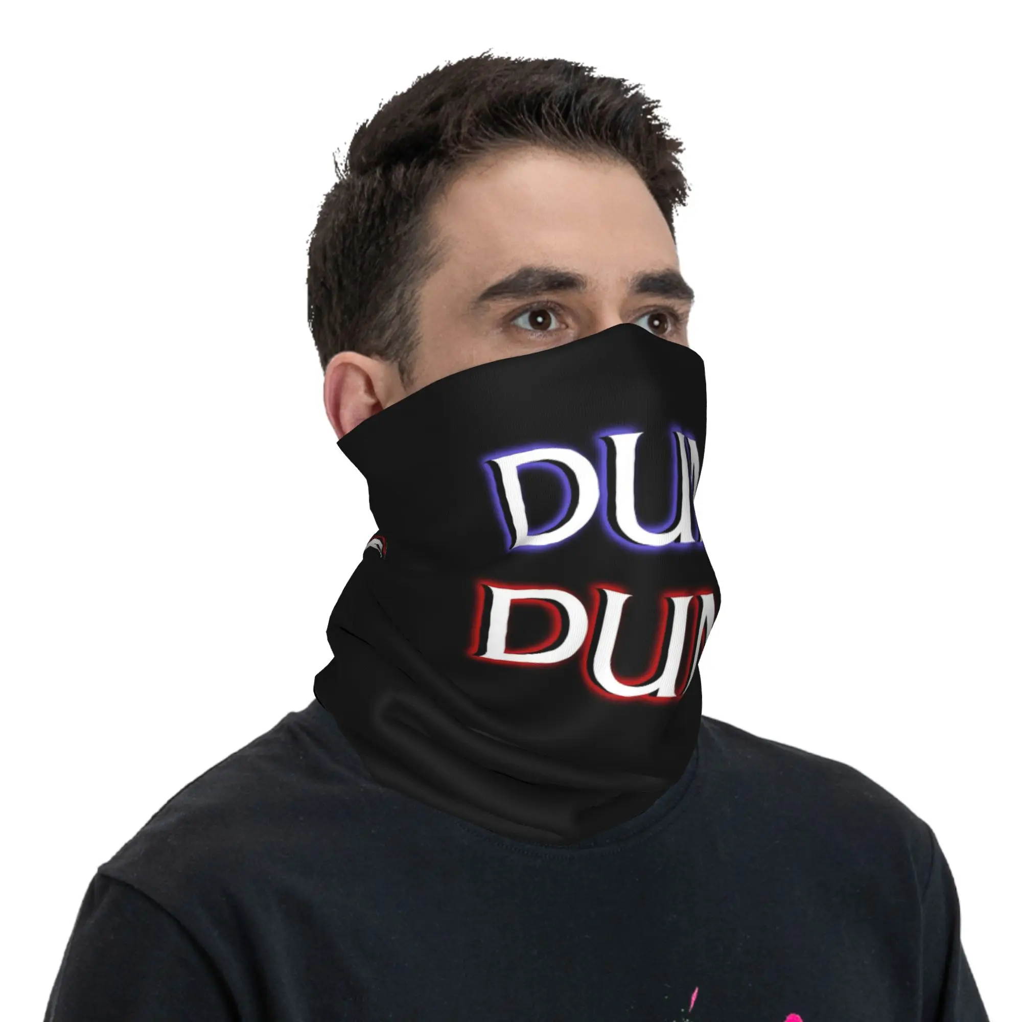 Dun Dun Meme Law Order Parody Bandana Neck Gaiter Printed Wrap Scarf Balaclava Cycling Unisex Adult Windproof