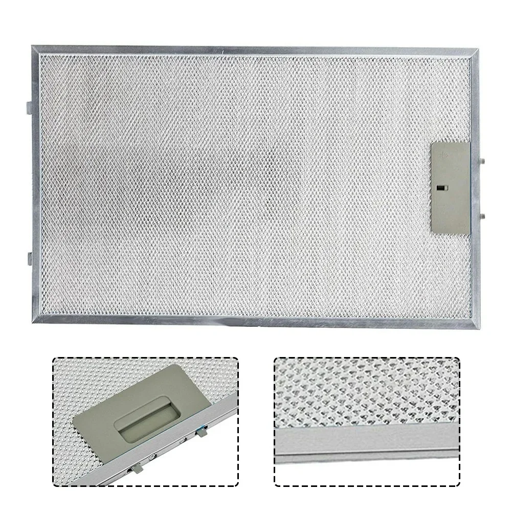 Silver Cooker Hood filtro filtro estrattore duraturo rete metallica filtro di sfiato in rete metallica filtrazione del grasso alluminato