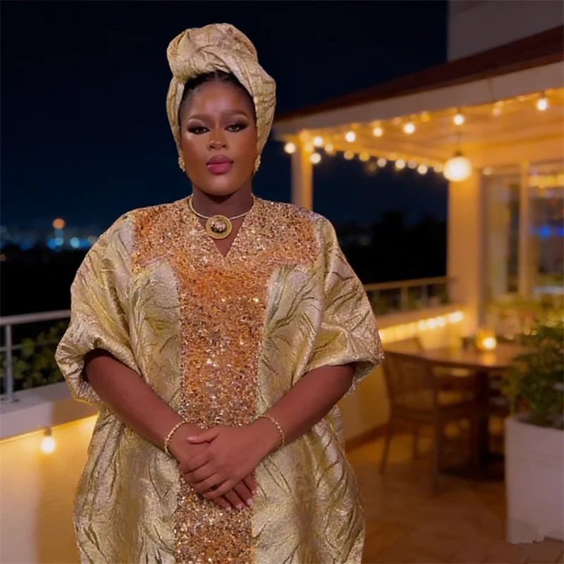 

Традиционные африканские платья для женщин: роскошные анкарские дашики, платья с пайетками, хиджабы, абайи, одежда для вечеринок и торжественных мероприятий (Дубай, Турция)