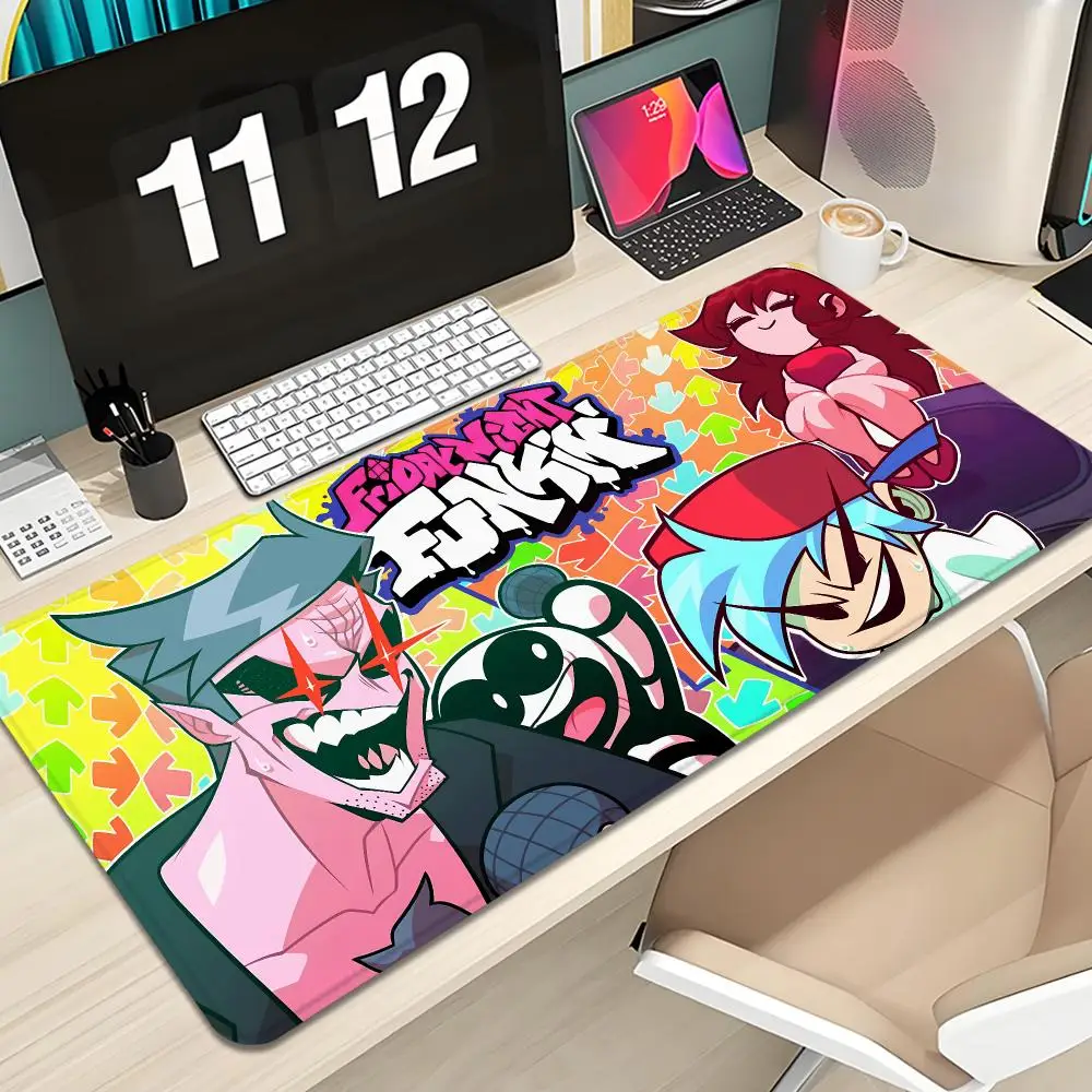 Game Friday Night Funkin FNF Mouse Pad Keyboard Mousepad large 600X300 mm Desk Mat PC Gaming High definition printing Table pad