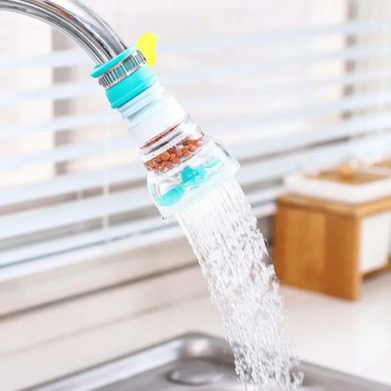 1PC Kitchen Filter Faucet 360 Adjustable Flexible Faucet Tap Extender Water Saving Sprayer Filter Diffuser Kitchen Accessories