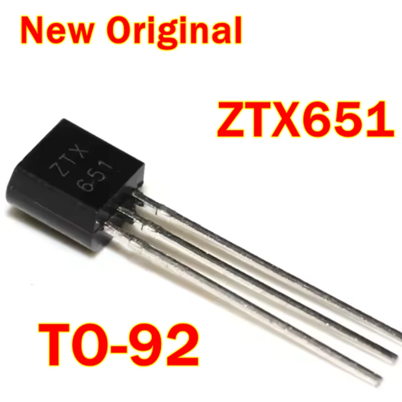 1Pcs to 100Pcs Ztx651 To-92 New Original Npn Silicon Planar Medium Power Transistors