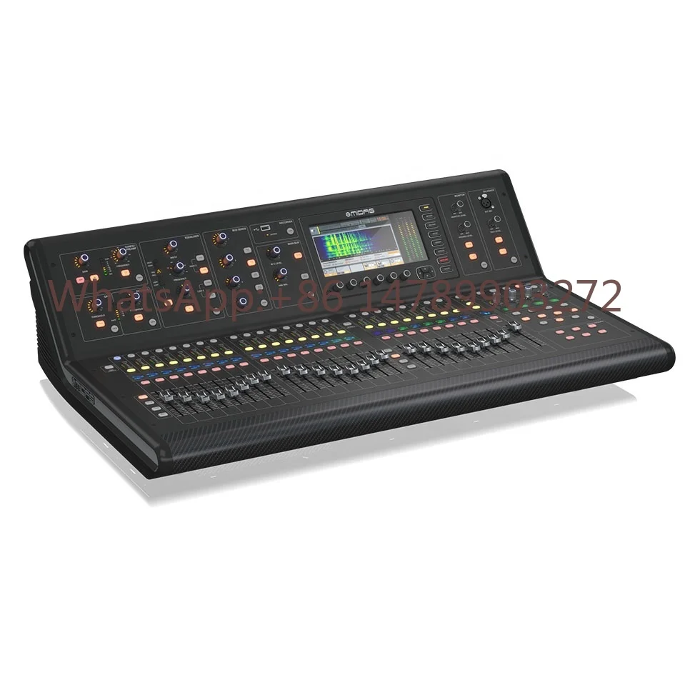 Consola Digital Midas M32 Live con Entrada/Salida MIDI, 32 Entradas XLR con Preamplificadores Midas, Equipo de Audio para Escenario, Sistema de Sonido PA, Mezclador Digital