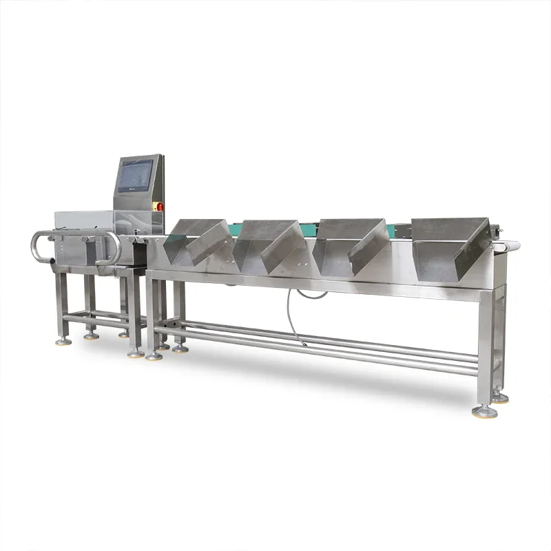 Multi Tray Weight Sorting Grading Machine Fruits Vegetables Weight Sorting Machine