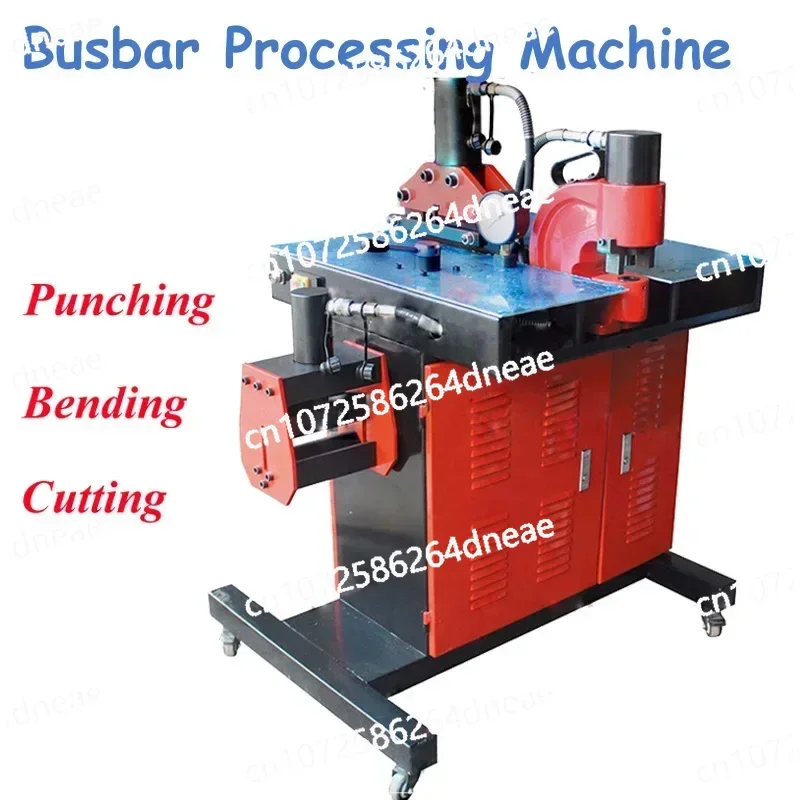 Copper Bar Processing Machine 220V Combined Busbar Hydraulic Busbar Processing Tools Bronze Plate Bending Machine Three-In-One