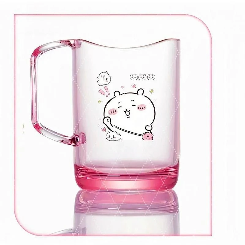 Anime Cartoon Kawaii Chiikawa Mouthwash Cup Children Stand Toothbrush Plastic Drain Upside Down Ventilation Design Creativity - view 4