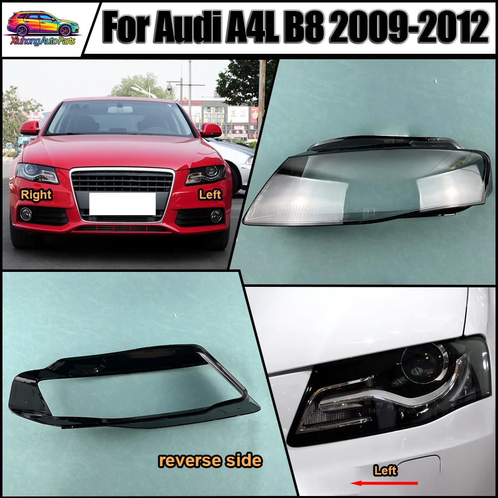 

Headlamp Cover Shade Front Headlight Lamp Shell Plexiglass Replace The Original Lampshade 2009 2010 2011-2012 For Audi A4 A4L B8