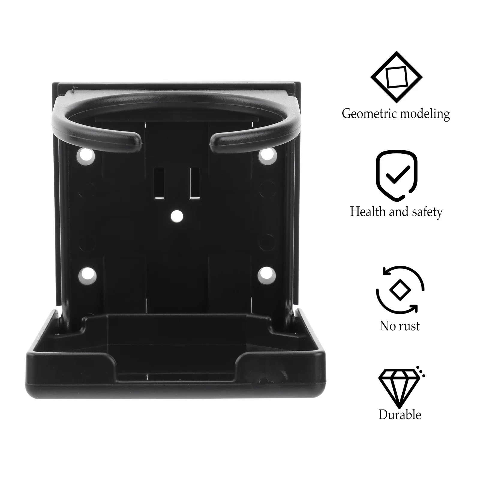 2 قطعة فووسبالل الجدول حامل الكأس البلاستيك شرب زجاجة تخزين الرف تصاعد الجانب إصلاح ل Rv اكسسوارات طاولة المطبخ #2