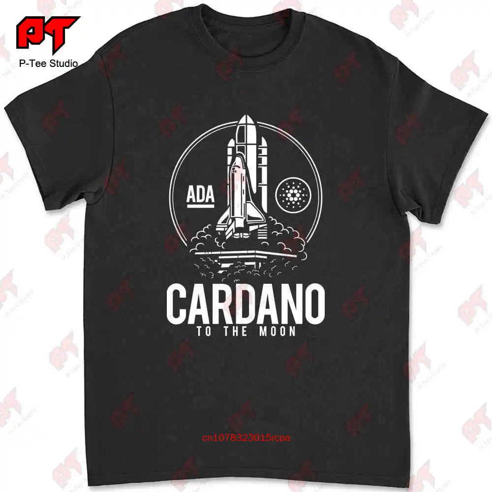 Cardano To The Moon-Btc Ada-Bitcoin T-shirt J4WW