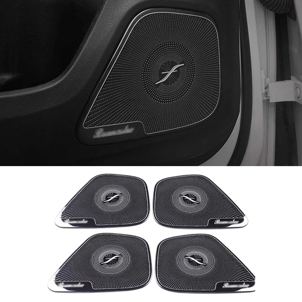 Car Interior Decoration Speaker Trim Cover For Mercedes Benz A200L GLB220 GLA180 CLA260 2019-2024 Car Styling Upgrade