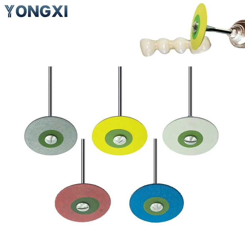 YONGXI-Roues de polissage diamantées pour biscuits dentaires, outils à grande vitesse, porcelaine, contre-indiqué, dominorations, outil de dentisterie, HP 26mm