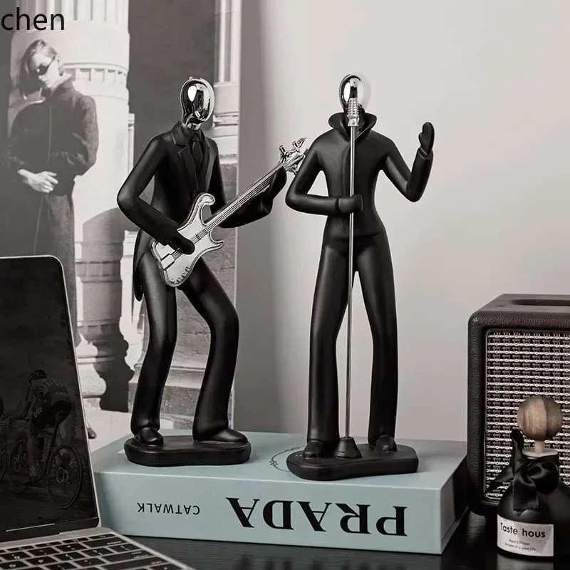 D20 - Modern Minimalist Decorative Ornaments Home Creative Desktop Living Room Study Wine Cabinet Sports Figure Decorations