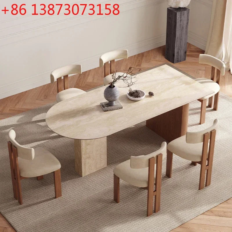 

Kitchen Modern Dining Rooms Cafe Table Marble Designer Coffee Sedentary Extendable Dinning Mesa Comedor Tables Rectangular