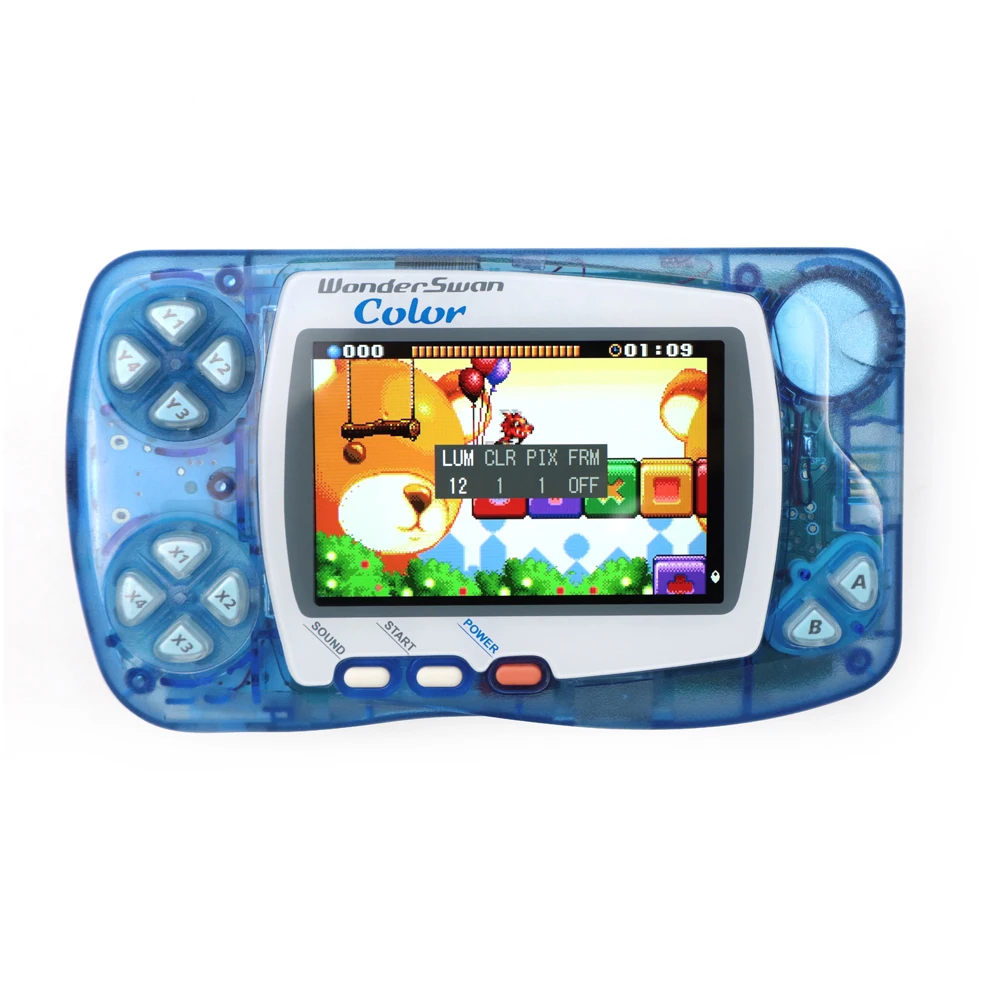 WSC Hightlight IPS LCD Màn Hình Bộ Độ Sáng Đèn Nền Cho Bandai Hệ WonderSwan Color Cho Kỳ Quan Thiên Nga Màu Sắc Tay Cầm Chơi Game
