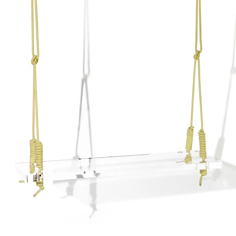 Acrylic swing outdoor hanging chair, indoor household children adult balcony B & B decoration courtyard