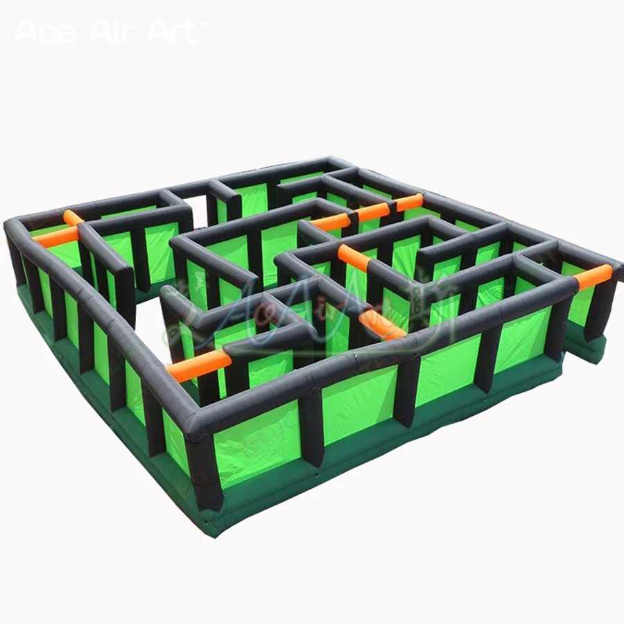 10mLX10mW Inflatable Maze with Air Blower for Competition or Family Gathering and Birthday Gifts