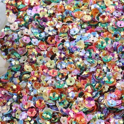 Lentejuelas 6mm Mix Cup Flower Paillettes Paillettes per artigianato Glitter coriandoli unghie Art Decoratio Paillettes accessori per cucire fai da te