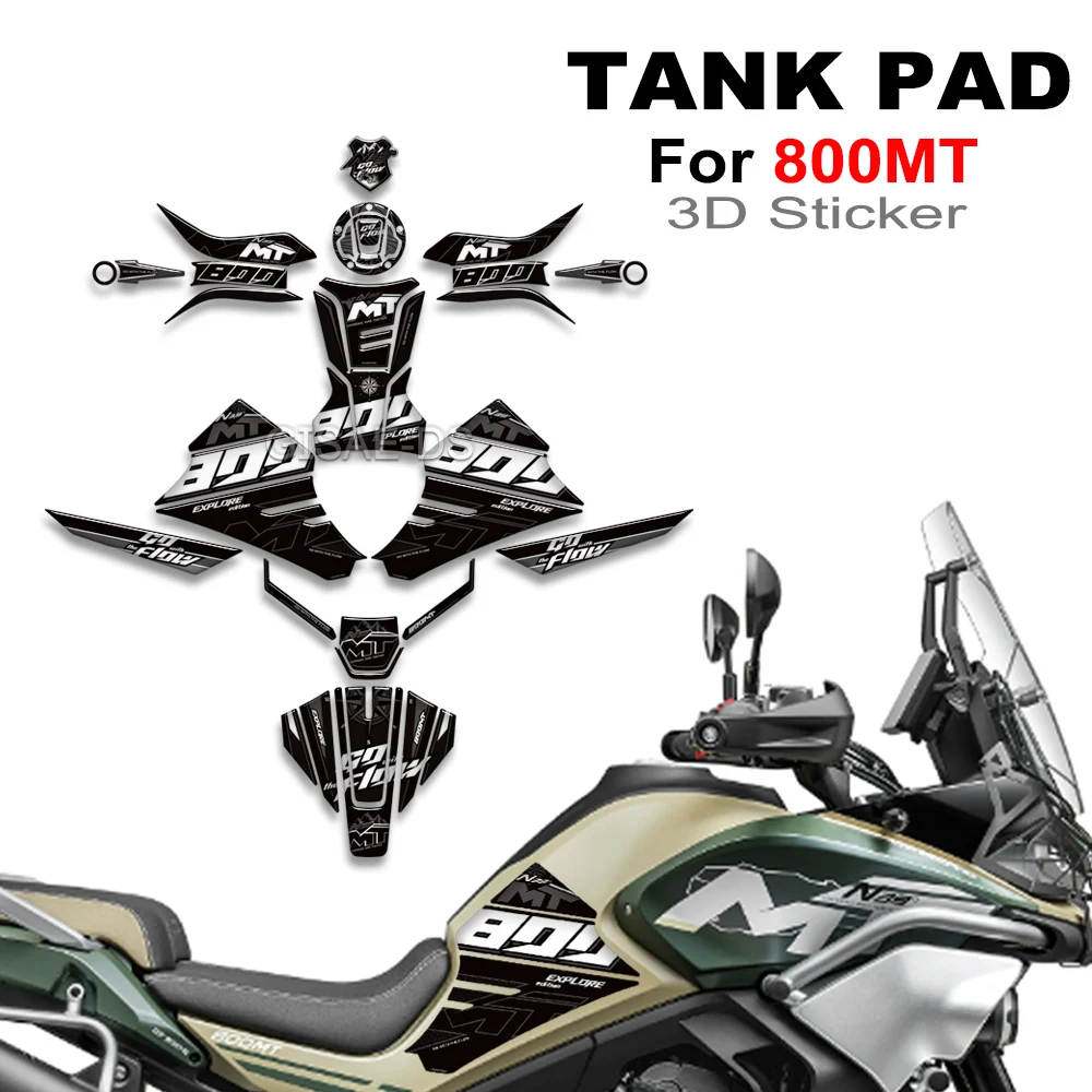 

Motorcycle Fairing Fender Stickers 800 mt Touring Adventure Tank Pad Sticker Kit For CFMOTO 800MT Explore 2022 2023 2024 2025