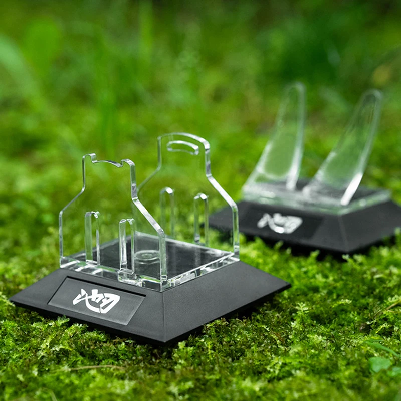 Acryl-Angelrollenständer für Spinn- und Baitcasting-Rollen – Robuster, rutschfester Display-Ständer für Wassertropfenrollen