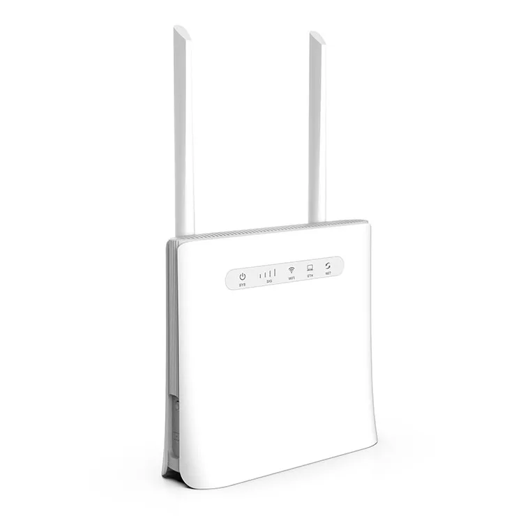 جهاز توجيه WIFI موديل C10/C10EV 4G LTE مع فتحة بطاقة SIM 4G LTE FDD TDD ومنفذ WAN/LAN RJ45 ووظيفة WIFI وVOLTE