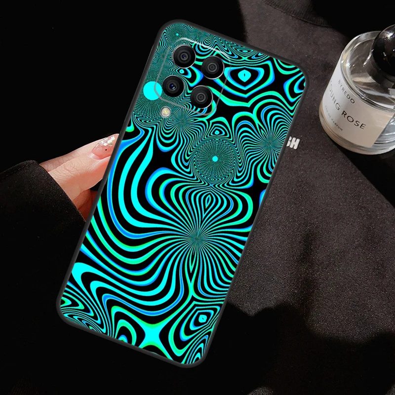 Optical Illusion Print Case For Samsung Galaxy M12 M13 M14 M22 M32 M52 M11 M21 M31 M51 M33 M53 M20 M54 M34 Coque