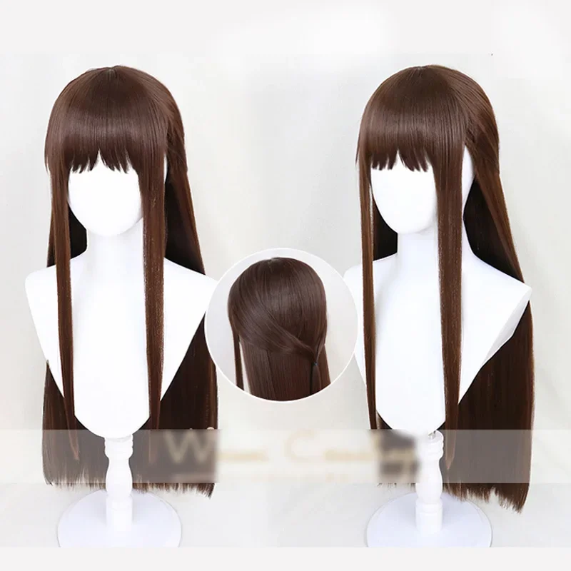 과일 바구니 토루 혼다 코스프레 가발 80cm 긴 내열성 합성 머리 페루카스 코스프레 가발