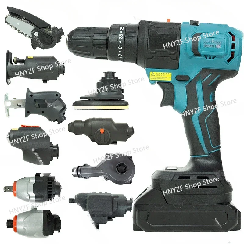 Electric Saw Polisher Drill Combo Kit, Multi Tools, Power Tools, Wrenches Tool Set Box