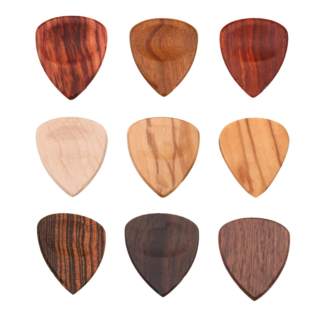 2/3/5 Guitar Picks Fitting Bass Accessories Wood Pick for Guitars Type 5