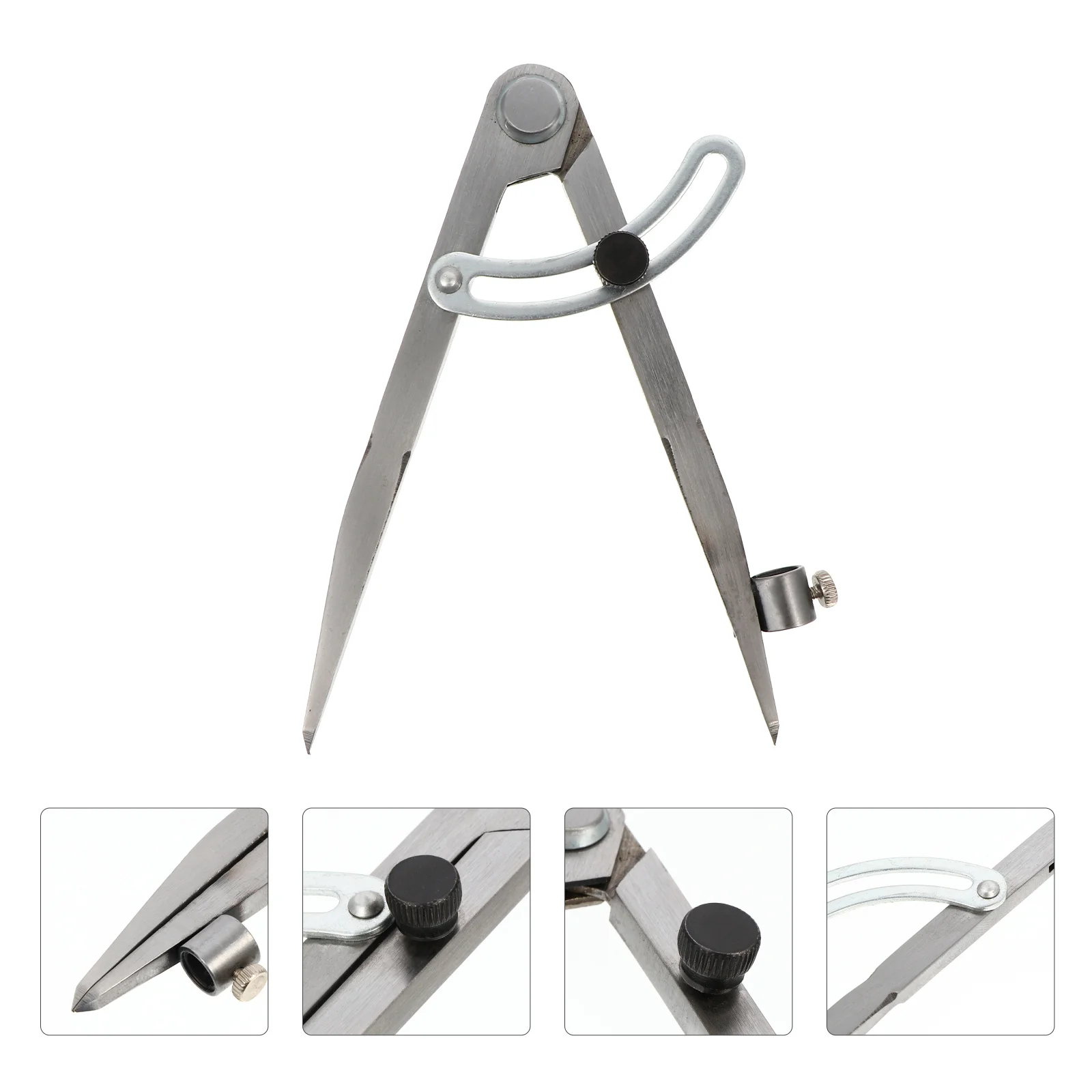 Lockable Compass Compasses Furniture Adjust Portable Scribing Gauge Rotary Tool