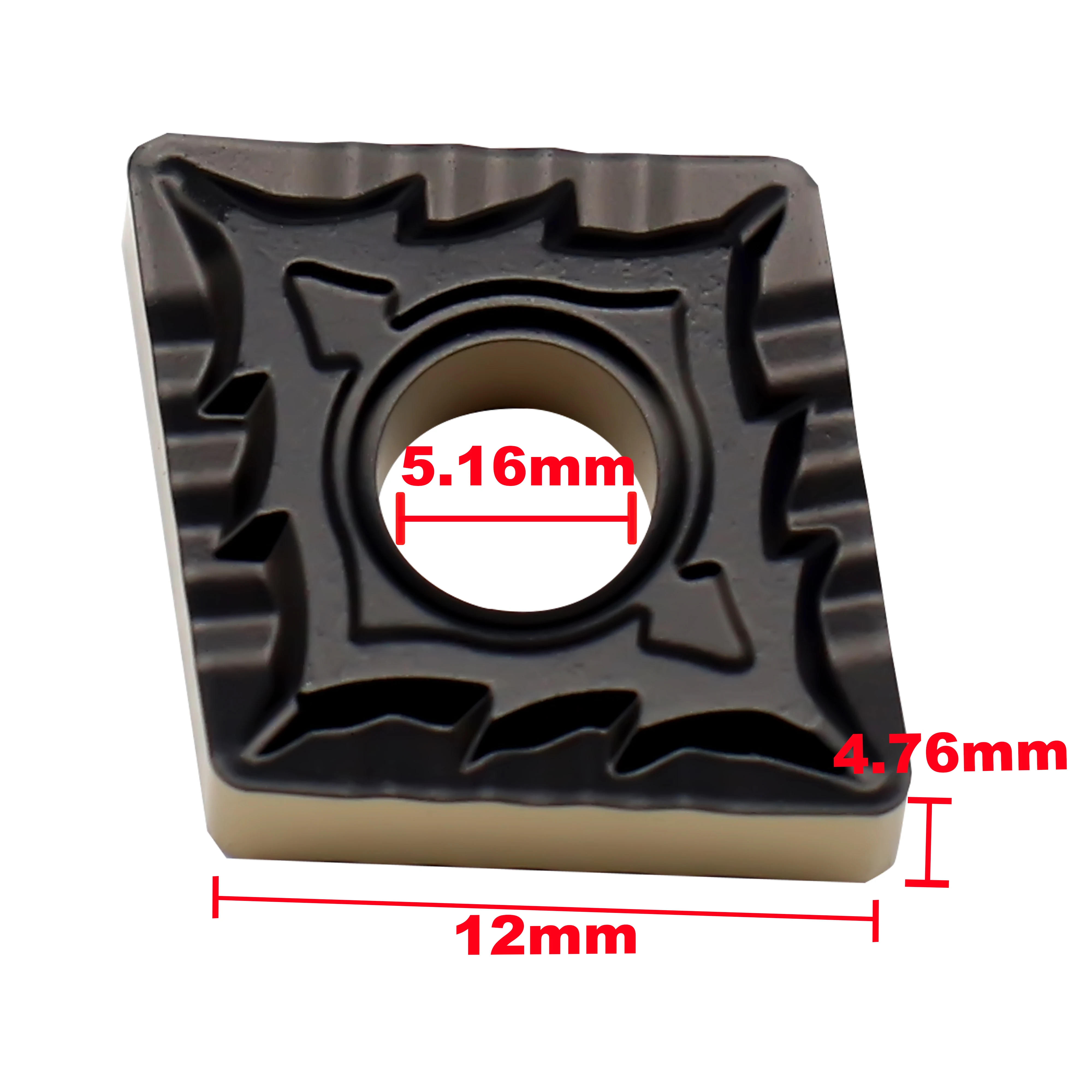 Imagem -04 - Liga Dura Torno Turing Tool Cortador de Aço Carbide Insere Cnmg120408 cq 4025 4125 4225 Alta Qualidade
