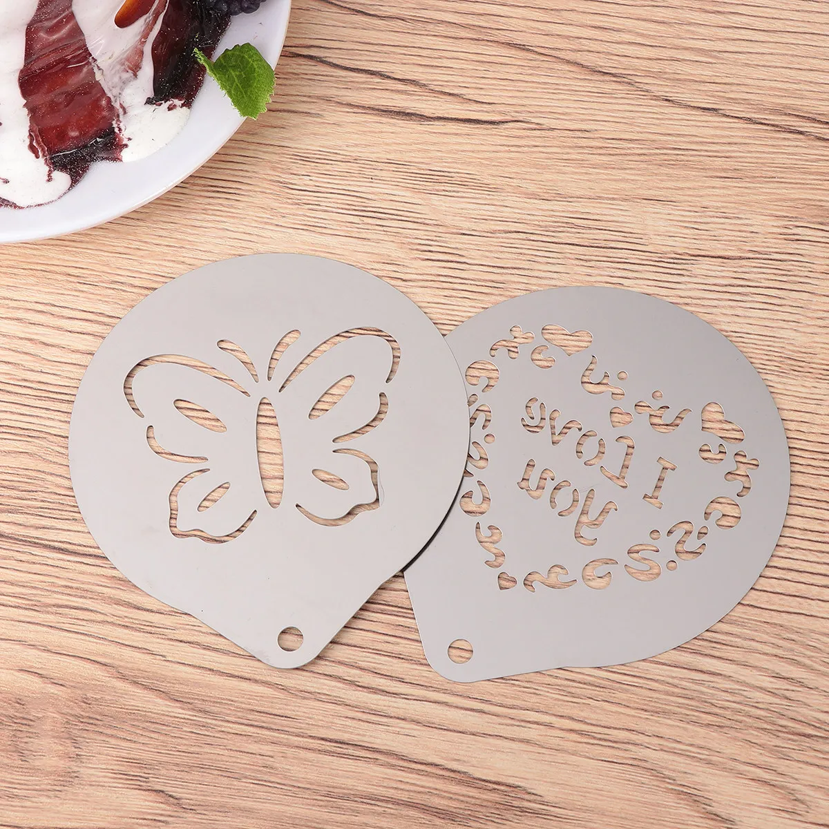 1 Juego de Plantillas para Caf - Coffee Stencil Art reseña y precio