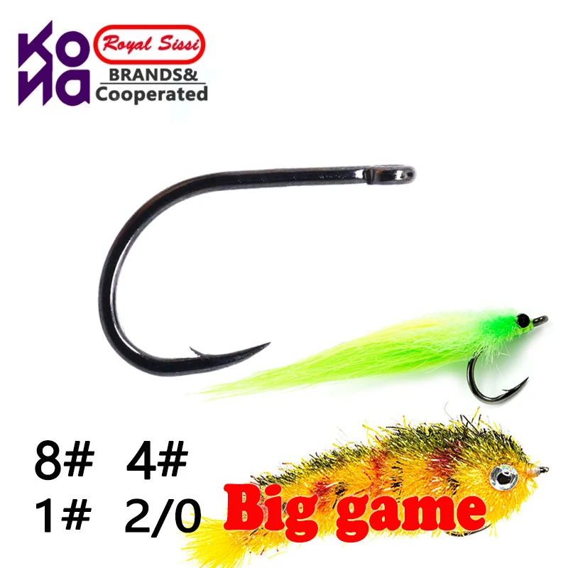 Hot 30pcs short shank Big Game Hunter streamer hooks for tying game changers&tarpon fly&tube flies high strength fly tying hooks