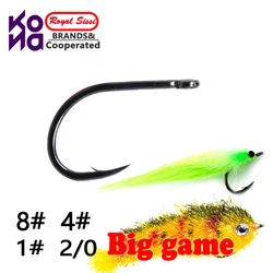 Hot 30pcs short shank Big Game Hunter streamer hooks for tying game changers&tarpon fly&tube flies high strength fly tying hooks